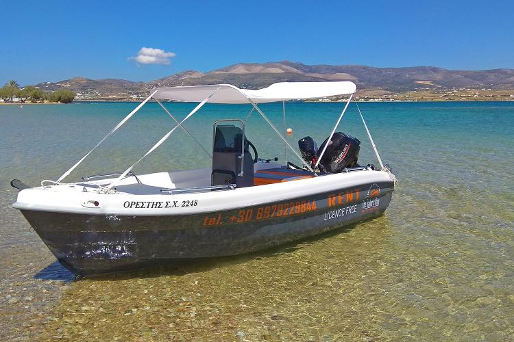 Boat rental in Paros - an affordable and fun way to see the island